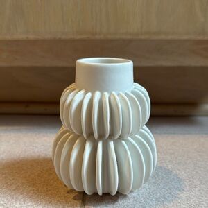 Elegant White Ceramic Vase
